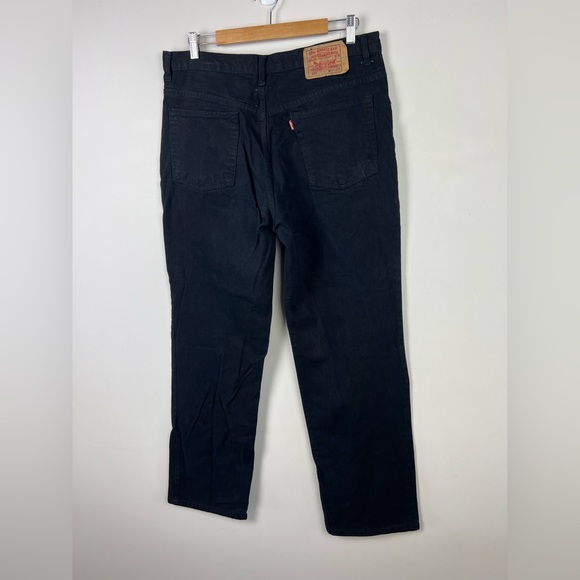 Levi’s 501 Men’s Denim Jeans Black Straight Leg Size 34W 32L *read description* - Picture 4 of 13